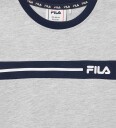 Fila T-skjorte - Faverga - Regular Grafikk - Light Grey Melange - Fila - 3-4 år (98-104) - T-skjorte Grå Marineblå