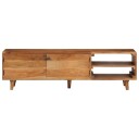  TV benk heltre akasie med honningfinish 140x30x40 cm