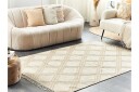 Kacem Bomullsteppe 140x200 cm - Beige