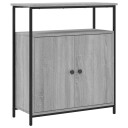 vidaXL Skjenk grå sonoma 70x30x80 cm konstruert tre