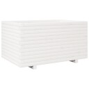  Plantekasse hvit 90x60x49,5 cm heltre furu