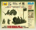Zvezda 1/72 Soviet 76-mm Infantry Gun with Crew
