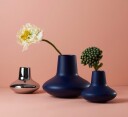 Georg Jensen HK vase 15 cm blå