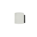 Konstsmide Foggia vegglampe High Power LED 10W mørkgrå/opal glass. 7859-372