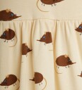 Mini Rodini Kjole   Elephant Spissmus   Beige   Mini Rodini   2 3 år (92 98)   Kjole
