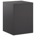 vidaXL Planteholder Svart 30 x 30 x 40 cm Stål