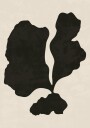 Black Abstract Shape Plakat Plakat / 100x150cm