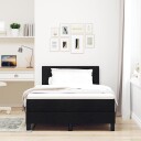  Bokmadrass med Madras & LED Svart 120x200 cm Stoff