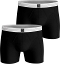 Bjørn Borg Premium Cotton Stretch Original Boxer 2-Pack Herre Black/Black XL