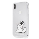 Karl Lagerfeld Choupette Fun Mobildeksel til iPhone Xs Max - Gjennomsiktig