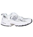 New Balance 530 Kids Bungee Lace Sneakers White 31
