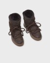 Inuikii Women's Classic Sneaker Dark Brown 38