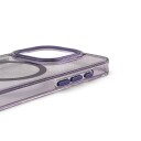 Wozinsky MagSafe Glitter Mobildeksel til Samsung Galaxy S25 - Lilla