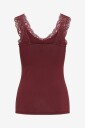 pieces   Topp pcBarbera Lace Top   Rød