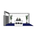 Alutruss Truss Set Quadlock 6082 L-Figure 7x4x3.5m Wxdxh