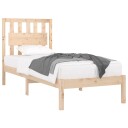 vidaXL Sengeramme heltre furu 90x200 cm