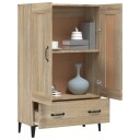  Highboard sonoma eik 70x31x115 cm konstruert tre