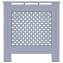 Radiatordeksel MDF grå 78 cm