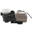 vidaXL Bassengpumpe med tidsur svart 0,25 HP 8000 L/t