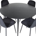 Venture Home Spisegruppe Venture Home Dipp Ø115 cm med 4 Polar Stoler GR19949