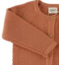 Voksi Cardigan   Ull   Sandstein Peach   Voksi   62/68   Cardigan   Oransje   62 68