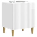  Nattbordskap Høgglans hvit 43 x 34,5 x 50 cm Konstruert tre