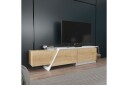 Tavros TV-benk 180 cm - Eik/Hvit
