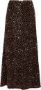 Vila Vibelieve Hw Ankle Sequins Skirt1/Pty/Ka   COFFEE BEAN   34