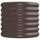 vidaXL Plantekasse pulverlakkert stål 224x40x36 cm brun