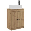  Badmøbel med vask Artisan eik 54 x 35 x 83 cm Konstruert tre