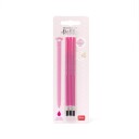 Refill Legami viskbar gel penn 3pk 0.7 rosa