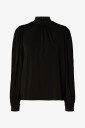 Selected Femme Topp slfSaya LS High Neck Top Svart