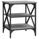vidaXL Sidebord grå sonoma 40x42x50 cm konstruert tre