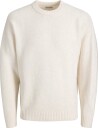 Jack & Jones Jjesoho Ollie Knit Crew Neck Sn   Cream   XL