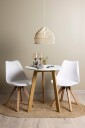 Venture Home   Spisegruppe Leonora med 2 stk stoler Zeno   Hvit