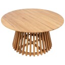 Sofabord HOME4YOU Spilebord D80x40 cm alm - alm