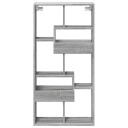  Veggskap grå sonoma 50x15x100 cm konstruert tre 8721158388469