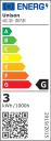 Unison UNI FLEX E27 LED Filament Gull 3W 2000K Dimbar