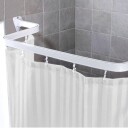 Habo Dusjforhengskinne Flex 3x1m, Bøybar Hvit