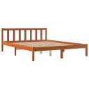 vidaXL Sengeramme brun 150x200 cm heltre furu 8721012406292