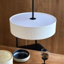 Dyberg Larsen Calix Taklampe H34.5 Natur/ Sort