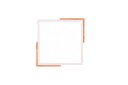 Meta LED-Taklampe Matthvit/Tre -