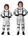 Widmann Sølvfarget Astronaut Barnekostyme 5 7 ÅR 28066