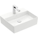 V&B Memento 2.0 Toppmontert servant 498x420 mm, 1 bl.hull, u/overløp, Hvit