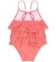 Mikk line Swim Suit Uv Frill Coral 110/116CM