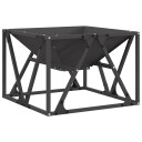 vidaXL Bålplass Svart 50 x 50 x 35 cm Stål