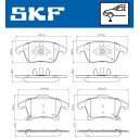 Bremseklosser SKF VKBP 80847 A