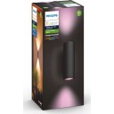 Philips Hue Appear utelys vegg sort 2 stk