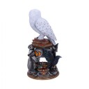 Nemesis Now Harry Potter Hedwig Figur 22 cm med Hogwarts Krester