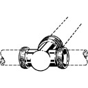 1,1/4 x 1,1/2" T-stykke